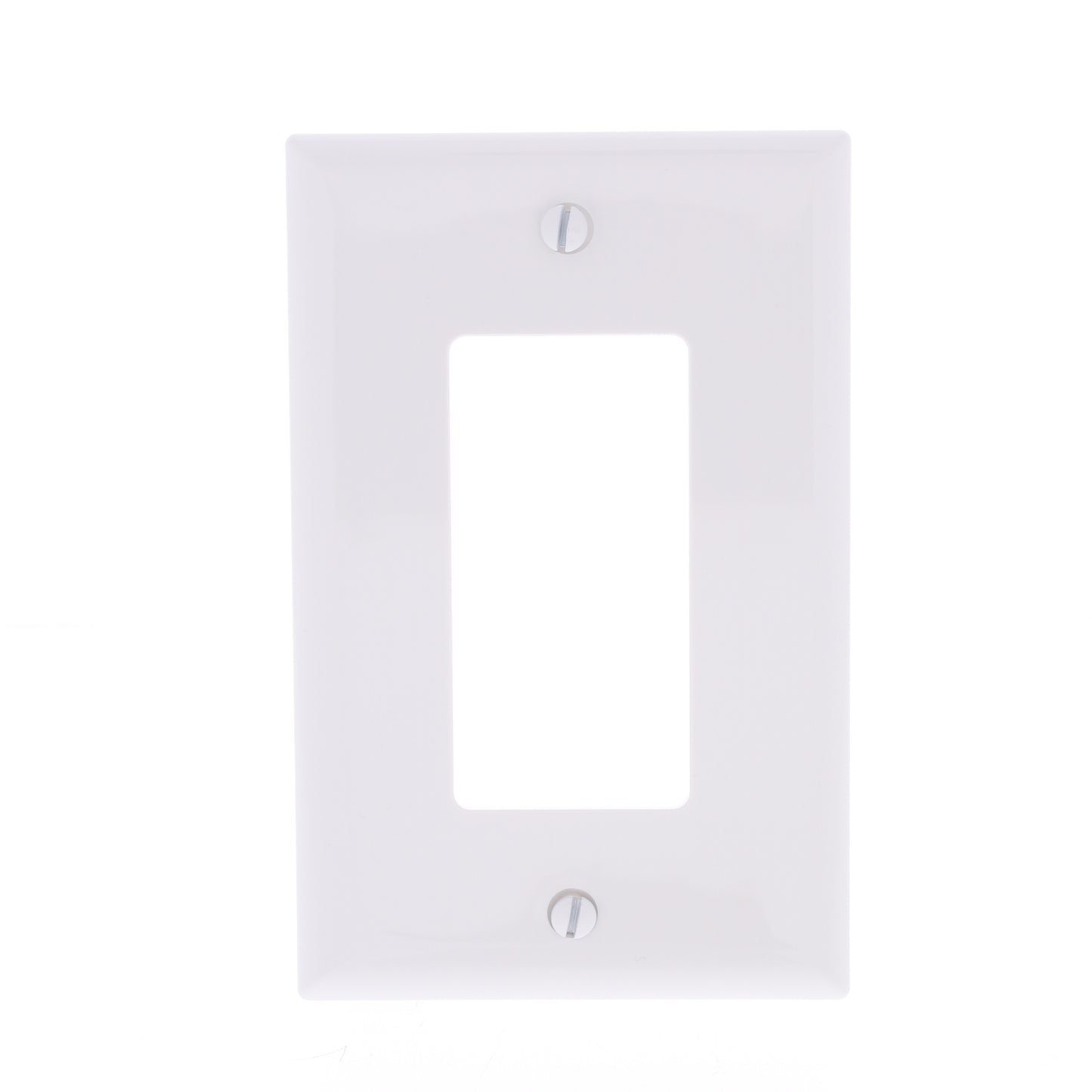 Eaton PJ26W White 1-Gang Decorator GFCI Nylon Mid-Size Wallplate Cover 20-pack