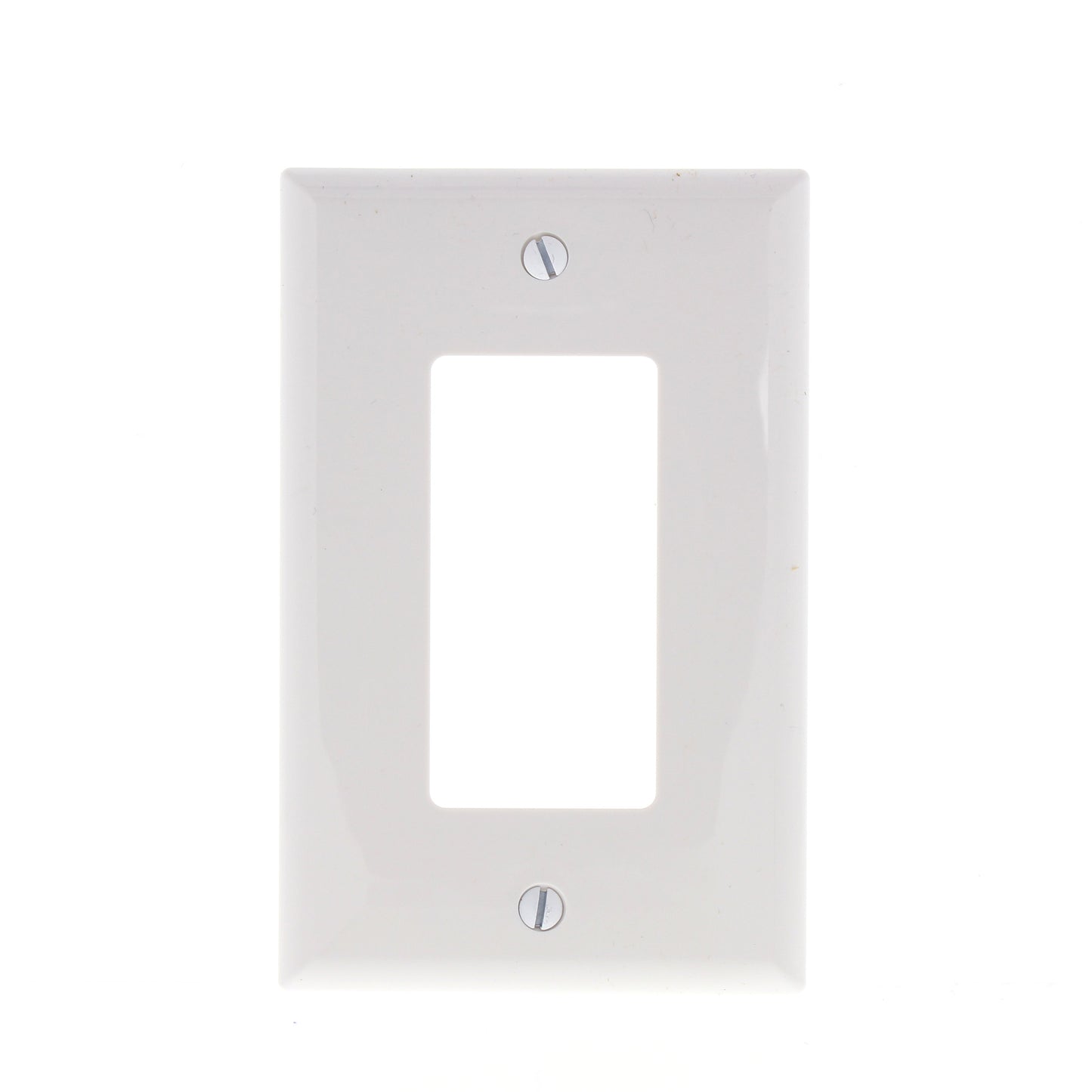 Eaton PJ26W White 1-Gang Decorator GFCI GFI Unbreakable Mid-Size Wallplate Cover