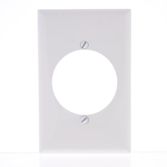 Eaton PJ724W White 1-Gang 2.15" Dia. 30/50A  Power Outlet Mid-Size Nylon Cover