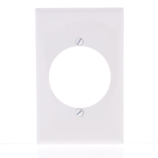 Eaton PJ724W White 1-Gang 2.15" Dia. 30/50A  Power Outlet Mid-Size Nylon Cover