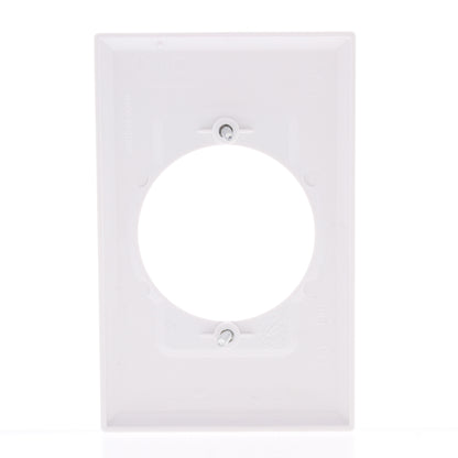 Eaton PJ724W White 1-Gang 2.15" Dia. 30/50A  Power Outlet Mid-Size Nylon Cover