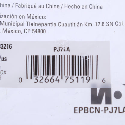 Eaton PJ7LA Lt Almond 1-Gang 1.406" Outlet Unbreakable Mid-Size Wallplate Cover