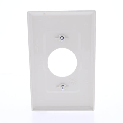 Eaton PJ7LA Lt Almond 1-Gang 1.406" Outlet Unbreakable Mid-Size Wallplate Cover