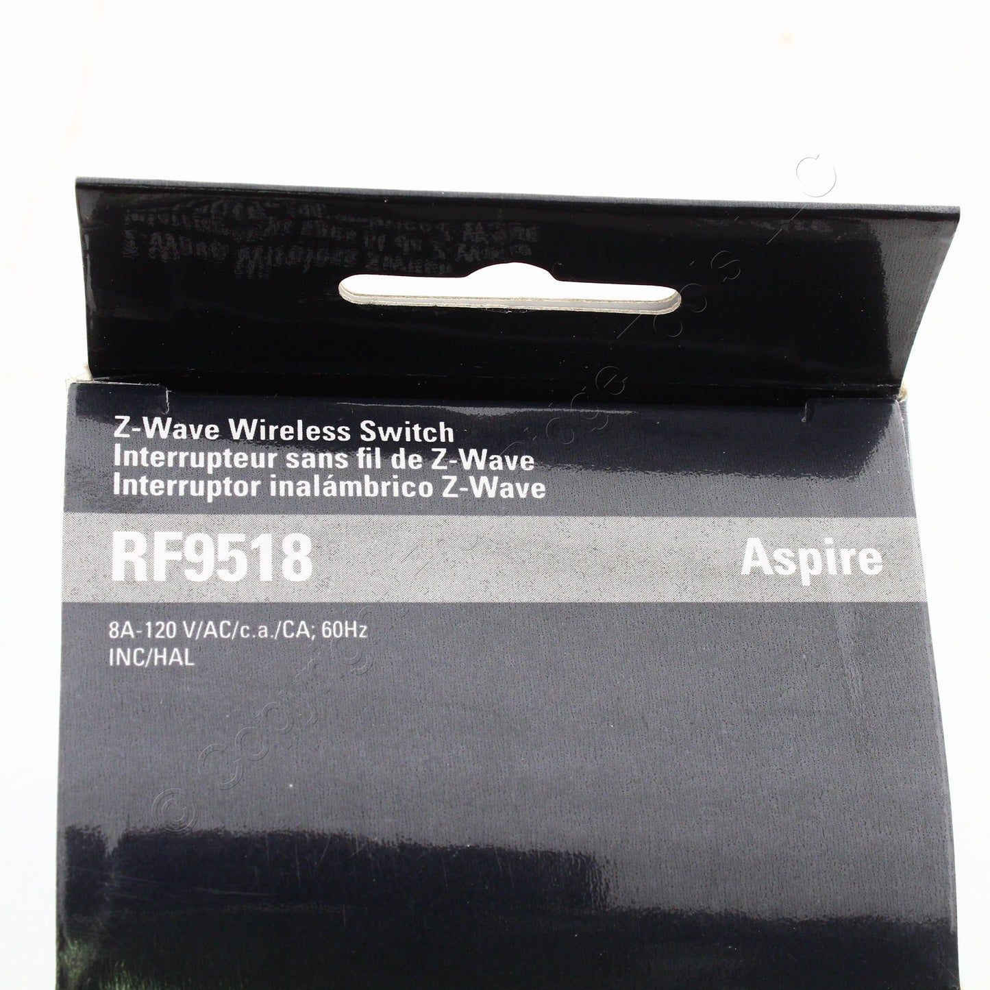 Eaton Silver Granite Aspire RF Switch Z-Wave 8A Incandescent Only RF9518SG