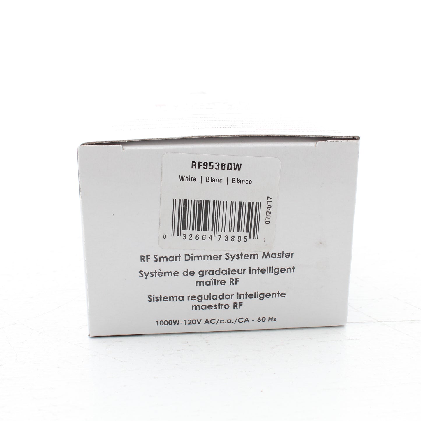 Eaton RF9536DW White Incandescent Dimmer Switch 1000W No Neutral RequiRed
