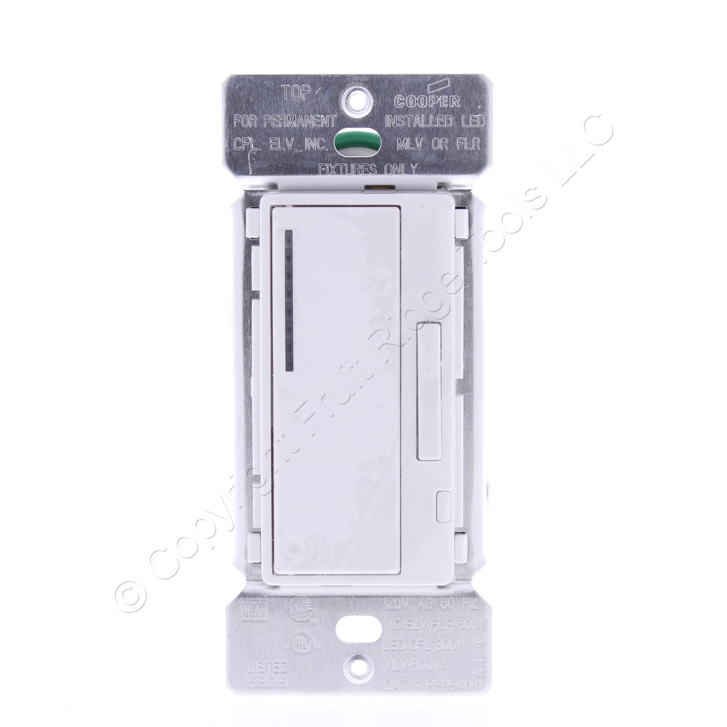 Eaton RF9540-NDW White Z-Wave Dimmer Switch Master LED CFL 300W Neutral Required