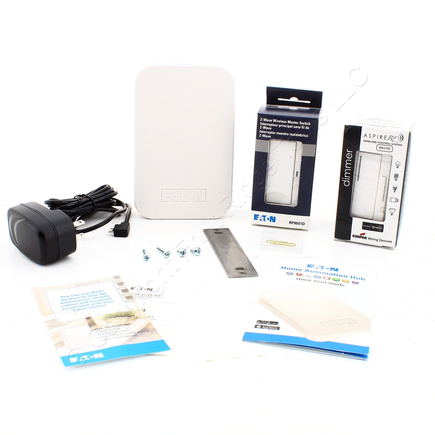 Eaton RF95KIT41 Home Automation Kit Hub Dimmer Switch WiFi Z-Wave RF HOMECT