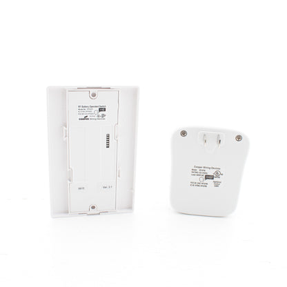 Eaton RFASAPMDW White Anyplace Switch w/Lamp Module Z-Wave RF Battery Operated