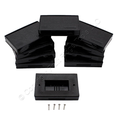 Eaton 3966BK Black Weather Resistant Horizontal GFCI Self-Closing Covers 10-Pack