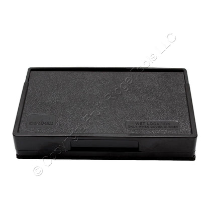 Eaton Black Weather Resistant Horizontal Decorator Self-Closing Cover S3966BK