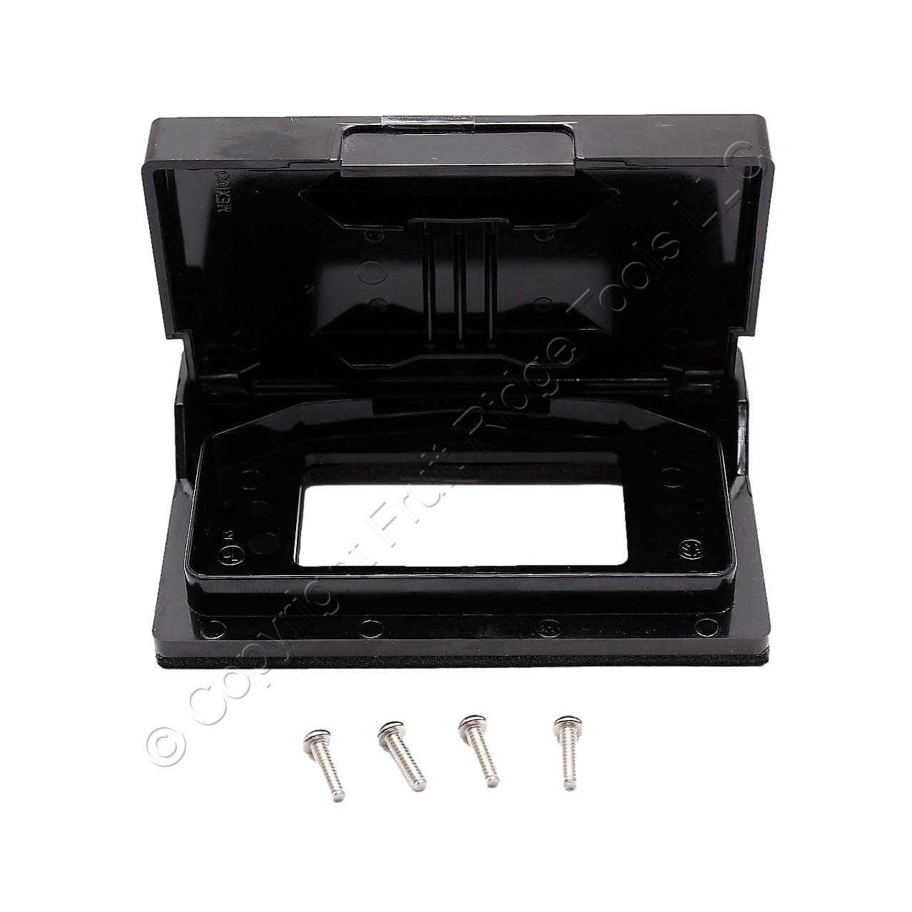 Eaton Black Weather Resistant Horizontal Decorator Self-Closing Cover S3966BK