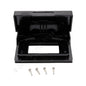 Eaton Black Weather Resistant Horizontal Decorator Self-Closing Cover S3966BK