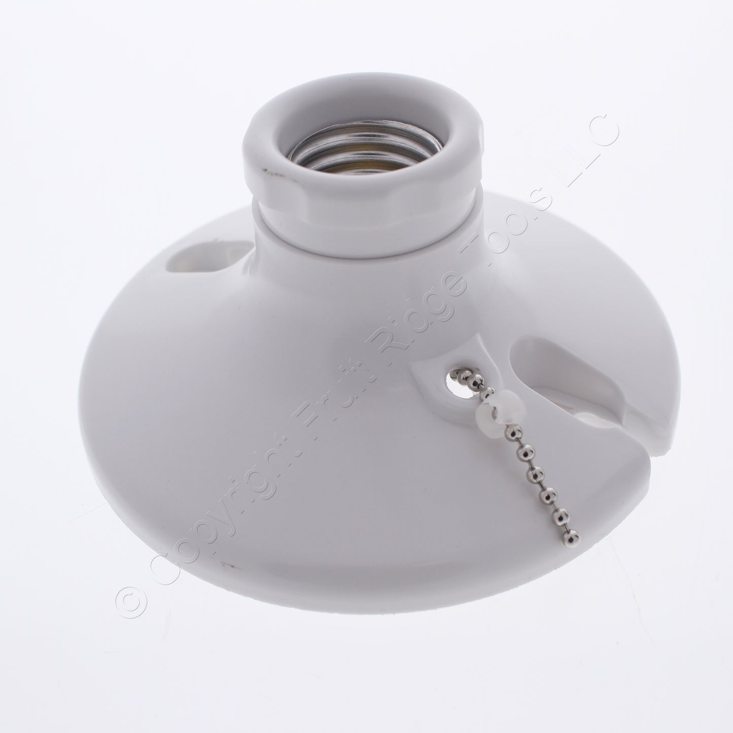 Eaton 2-Piece Keyless Medium Lampholder Push Wire Socket Pull Chain S759W-CD