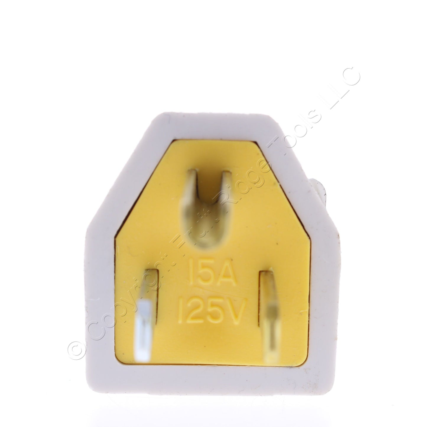 Eaton SA399W White 15A Straight Blade Plug Cord End 125V NEMA 5-15 5-15P Bulk