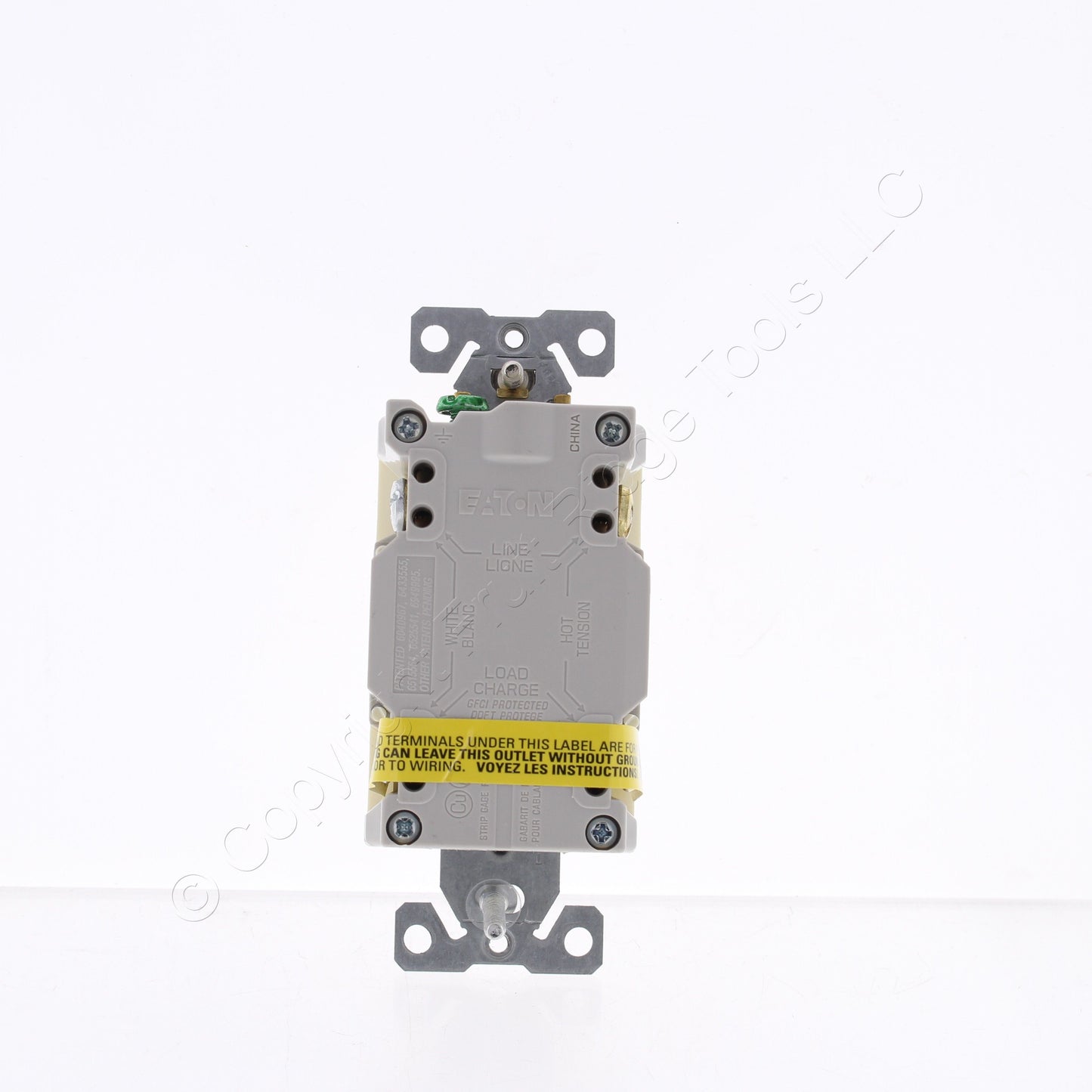 Eaton SGF20A Almond Self-Testing 5-20R 20A Gfci Outlet Duplex Receptacle 125V