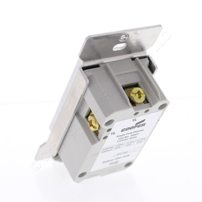 Eaton SI061-W White Incandescent Slide Light Dimmer Switch Single Pole NonPreset