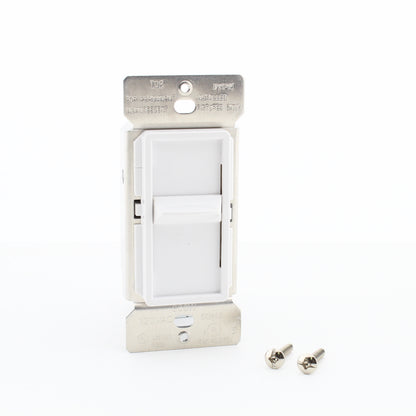 Eaton SI061-W-K-L White Single Pole Incandescent Slide Dimmer Switch NonPreset