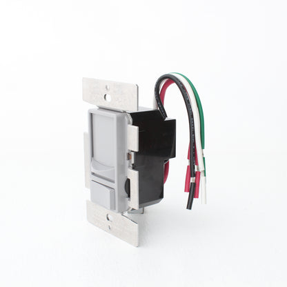 Eaton Gray Universal Slide Dimmer 120/277V LED CFL ELV INC HAL FLR SUF7-GY