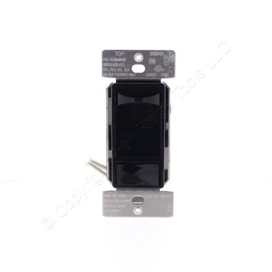 Eaton Black Slide Dimmer Switch w/Preset LED/CFL/INC/FLR/ELV/MLV SUL06P-BK