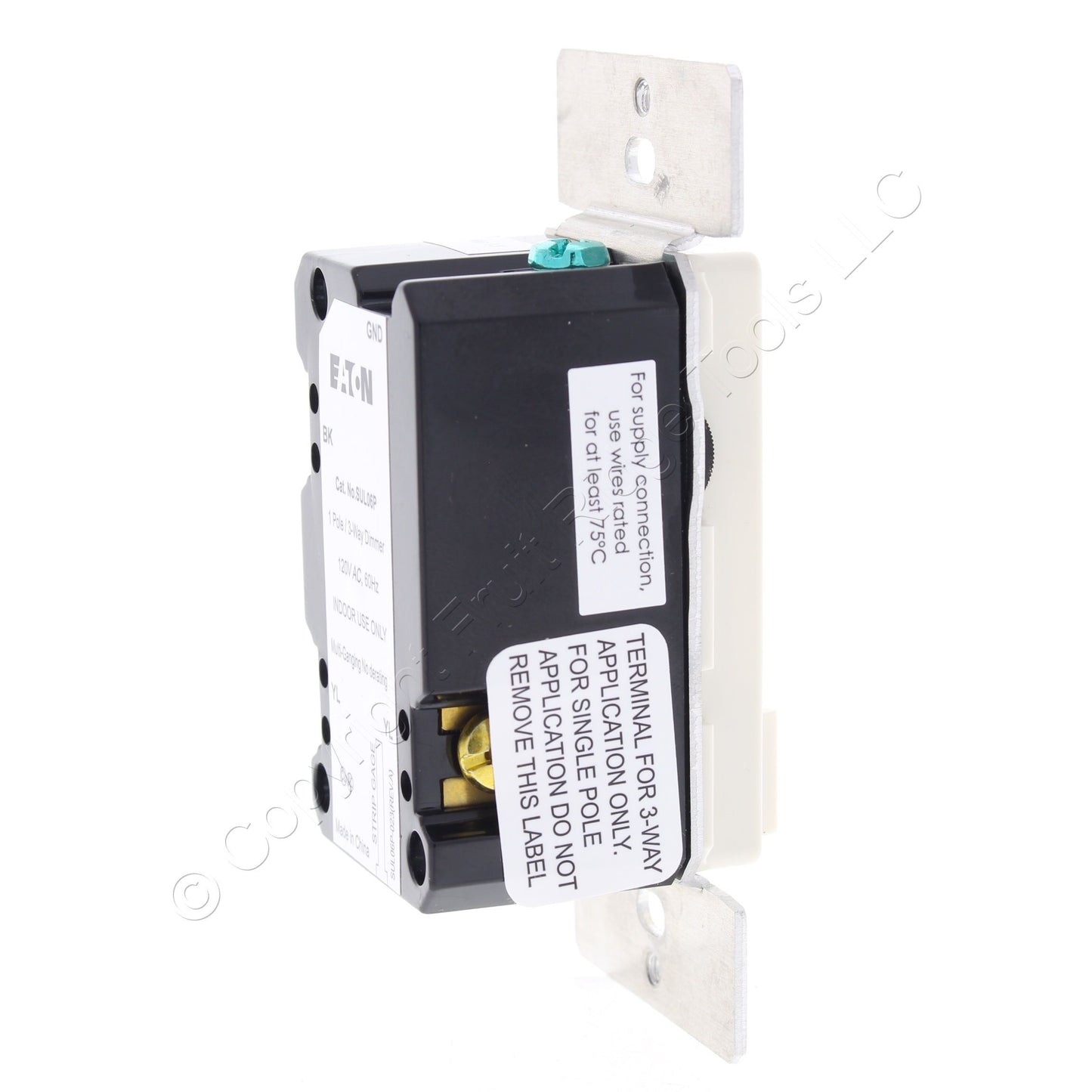 Eaton SUL06P White Slide Dimmer Switch w/Preset LED CFL INC FLR ELV MLV Lighting