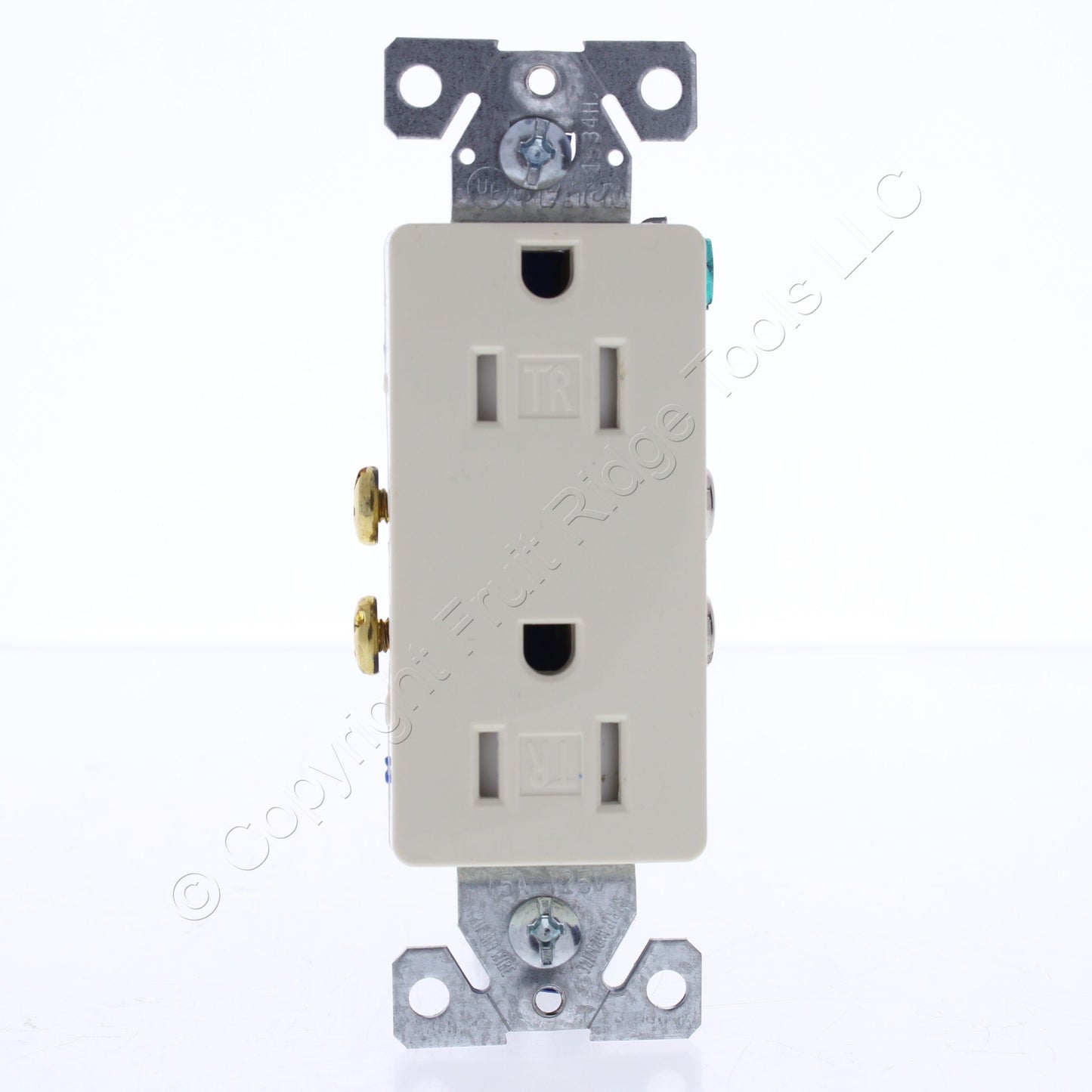 Eaton TR1107A Almond 5-15R 15A Decorator TR Duplex Receptacle Residential Outlet