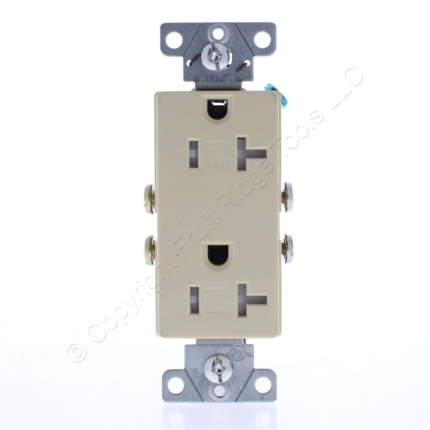 Eaton Ivory Tamper Resistant Duplex Receptacle Outlet Nema 5-20R 20A TR1307V