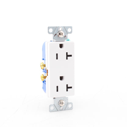 Eaton White Tamper Resistant Duplex Receptacle Outlet Nema 5-20R 20A TR1307W