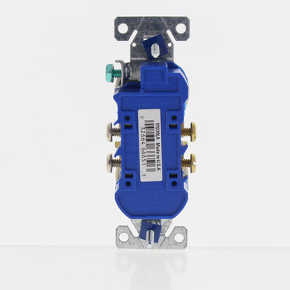 Eaton Lt Almond Tamper Resistant Duplex Receptacle Nema 5-15R 15A Bulk TR270LA