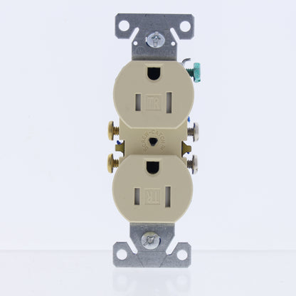 Eaton Ivory Tamper Resistant Duplex Receptacle Outlet Nema 5-15R 15A Bulk TR270V