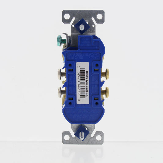 Eaton Ivory Tamper Resistant Duplex Receptacle Outlet Nema 5-15R 15A Bulk TR270V