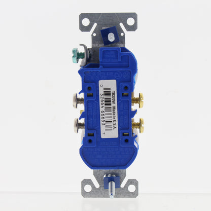 Eaton White Tamper Resistant Duplex Receptacle Outlet Nema 5-15R 15A Bulk TR270W