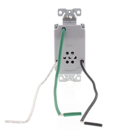 Eaton Almond Tamper Resistant 15A Outlet Receptacle 3.1A USB Charger TR7755A