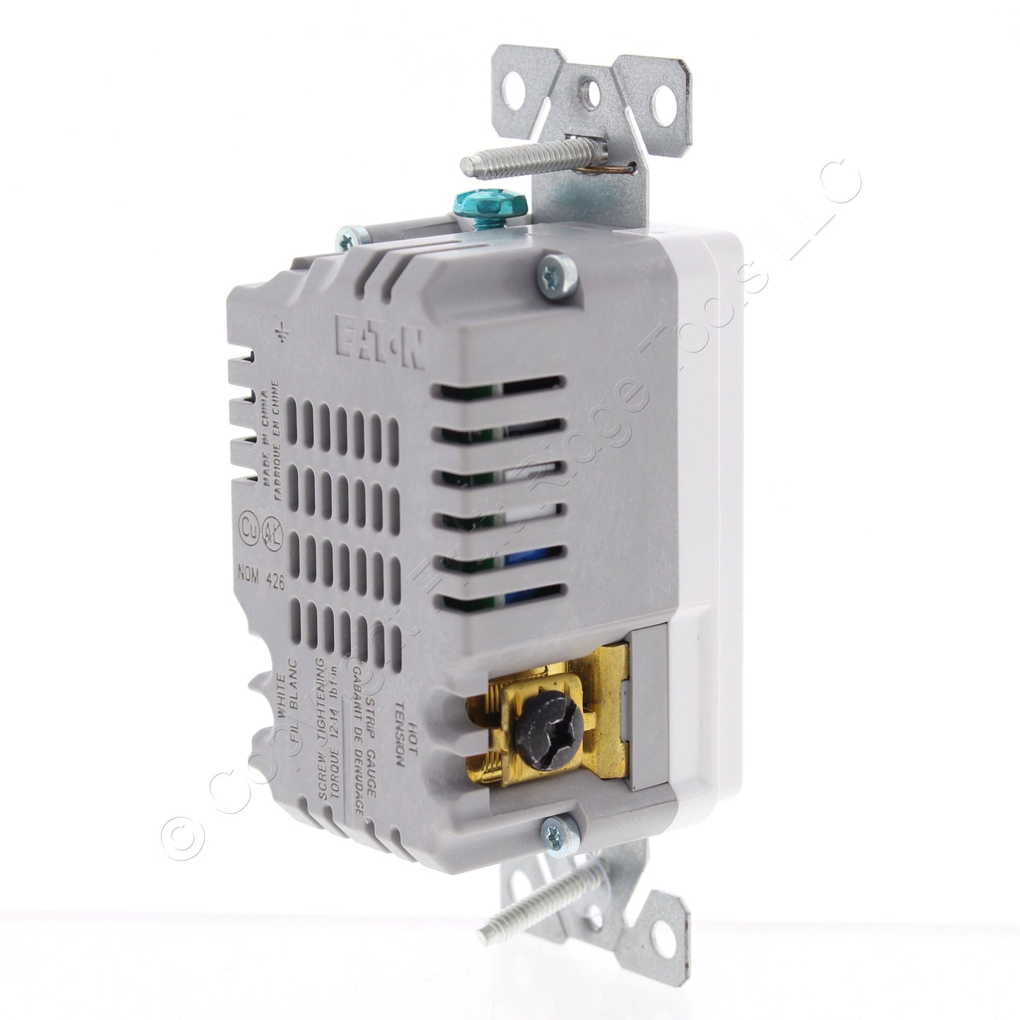 Eaton White Tamper Resistant 15A Outlet Receptacle 3.6A USB Charger TR7765W