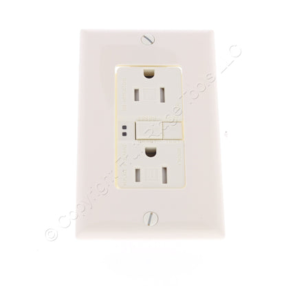 Eaton TRSGF15A Almond Tamper Resistant GFCI Self-Test 15A Receptacle 5-15 Outlet