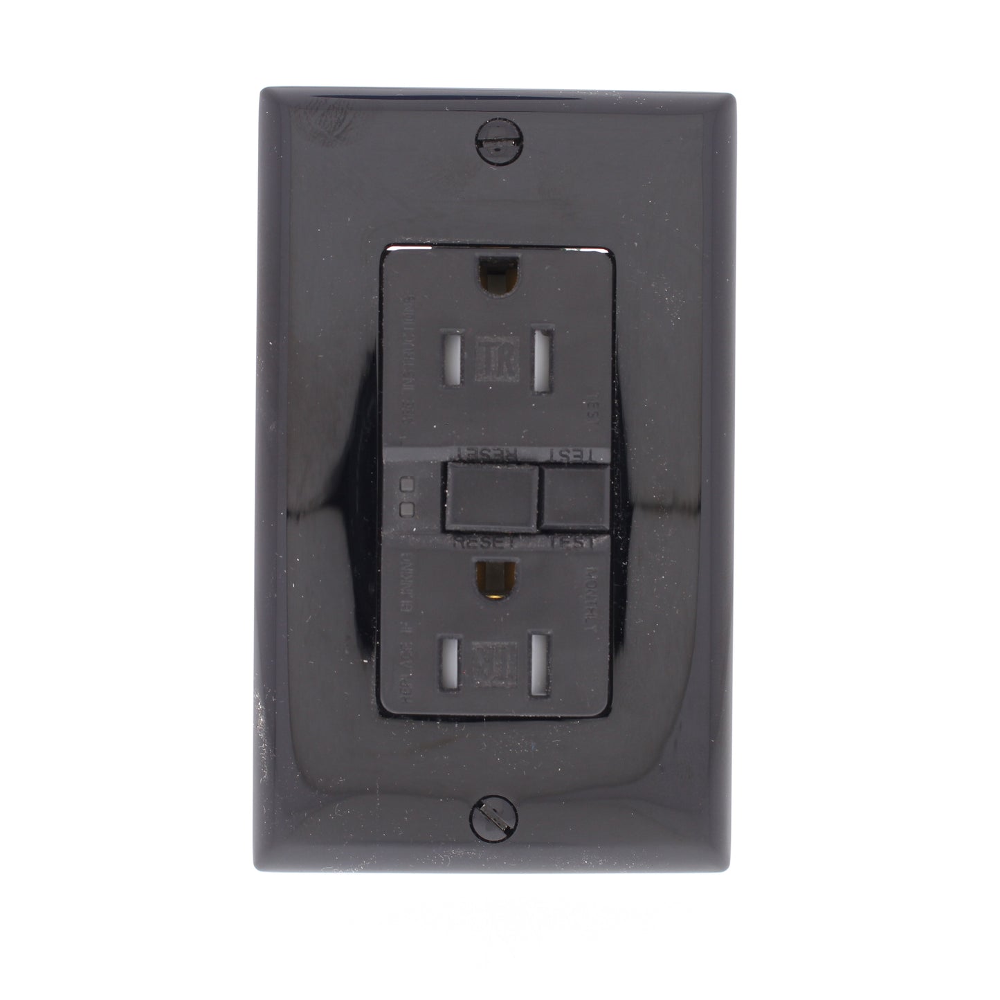 Eaton TRSGF15BK Black 15A Gfci Self-Test Outlet 5-15 Receptacle Tamper Resistant