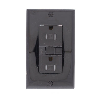 Eaton TRSGF15BK Black 15A Gfci Self-Test Outlet 5-15 Receptacle Tamper Resistant