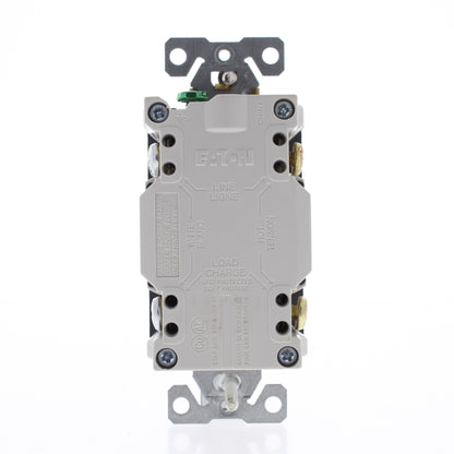 Eaton TRSGF15BK Black 15A Gfci Self-Test Outlet 5-15 Receptacle Tamper Resistant