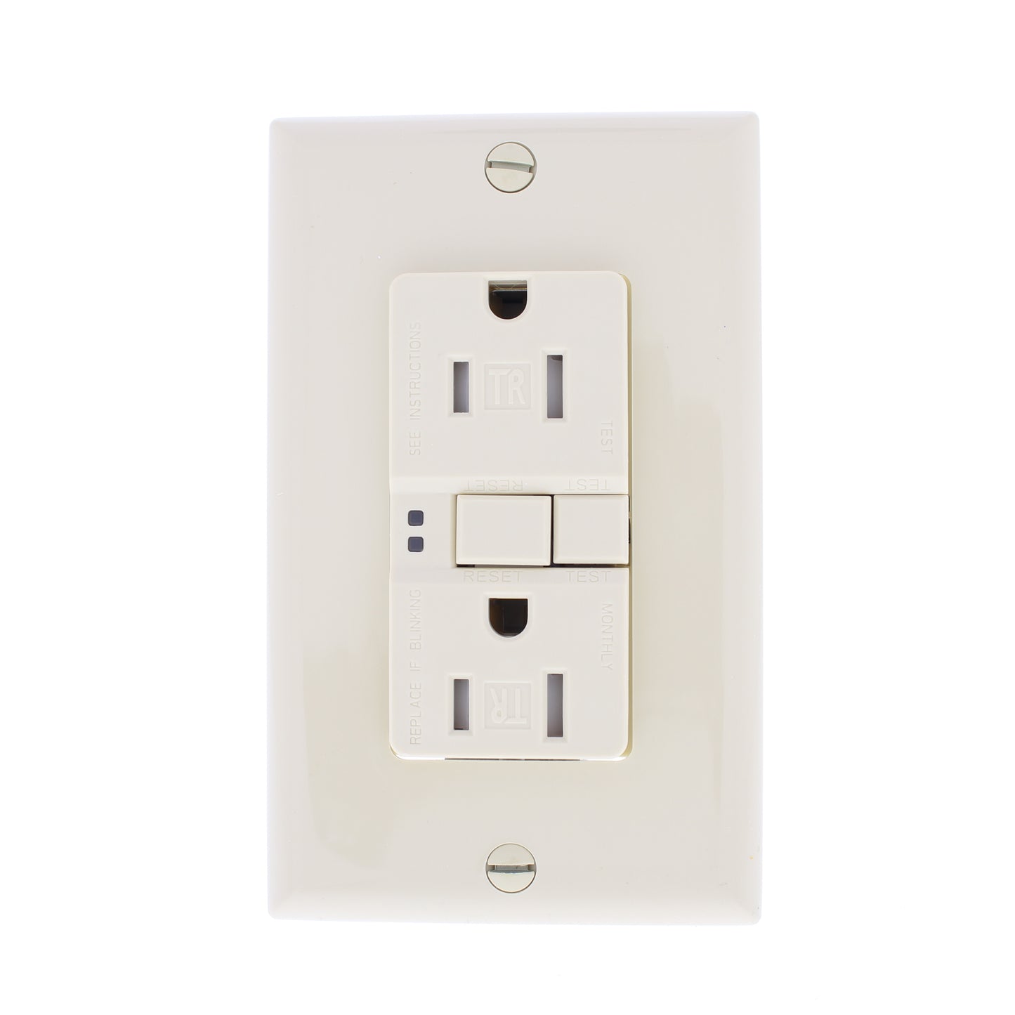 10 Eaton Ivory Tamper Resistant Gfci Self-Test Outlet Receptacles 15A TRSGF15V