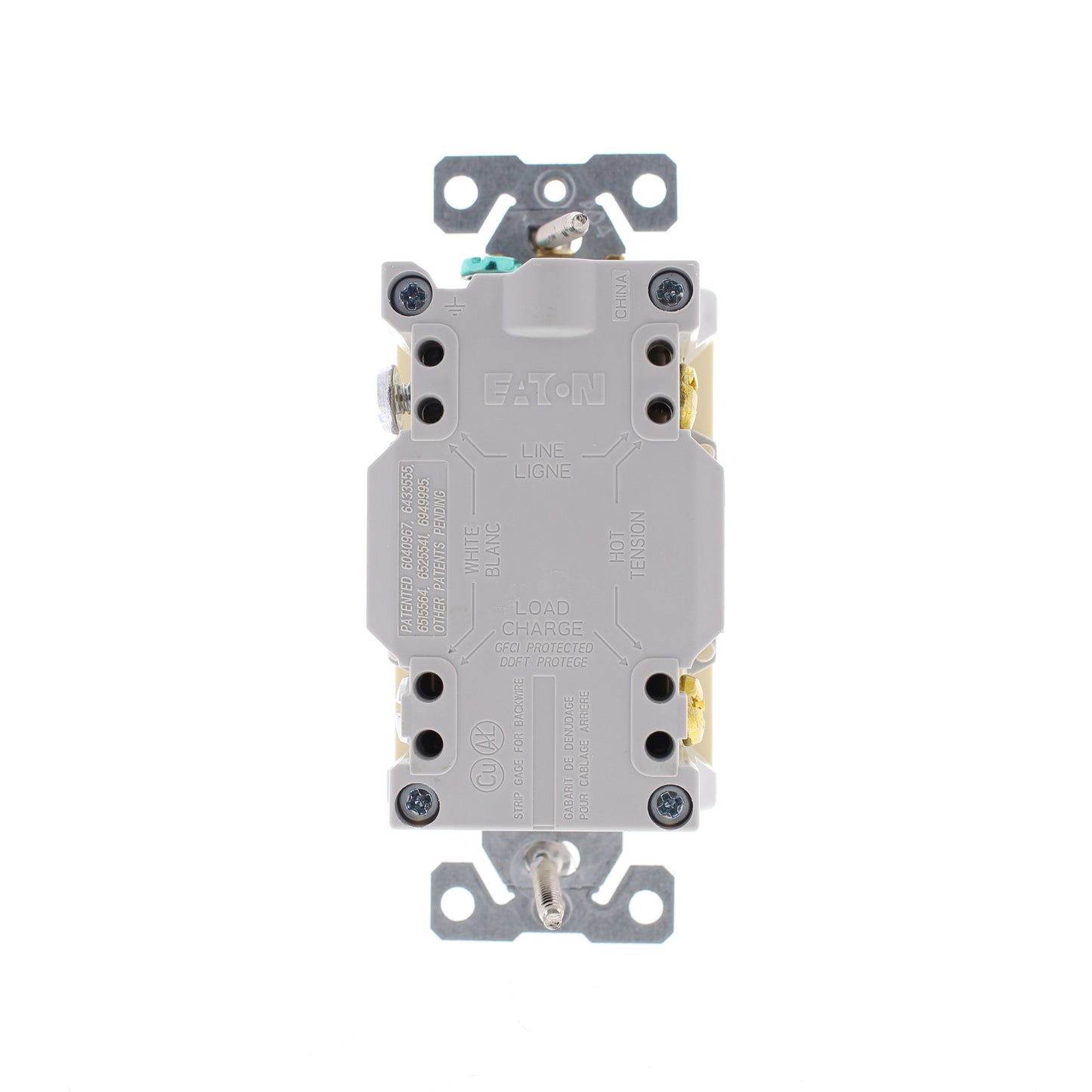 10 Eaton Ivory Tamper Resistant Gfci Self-Test Outlet Receptacles 15A TRSGF15V