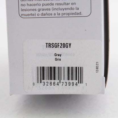 Eaton TRSGF20GY Gray Tamper Resistant GFCI Receptacle Outlet 20A 5-20R Self-Test