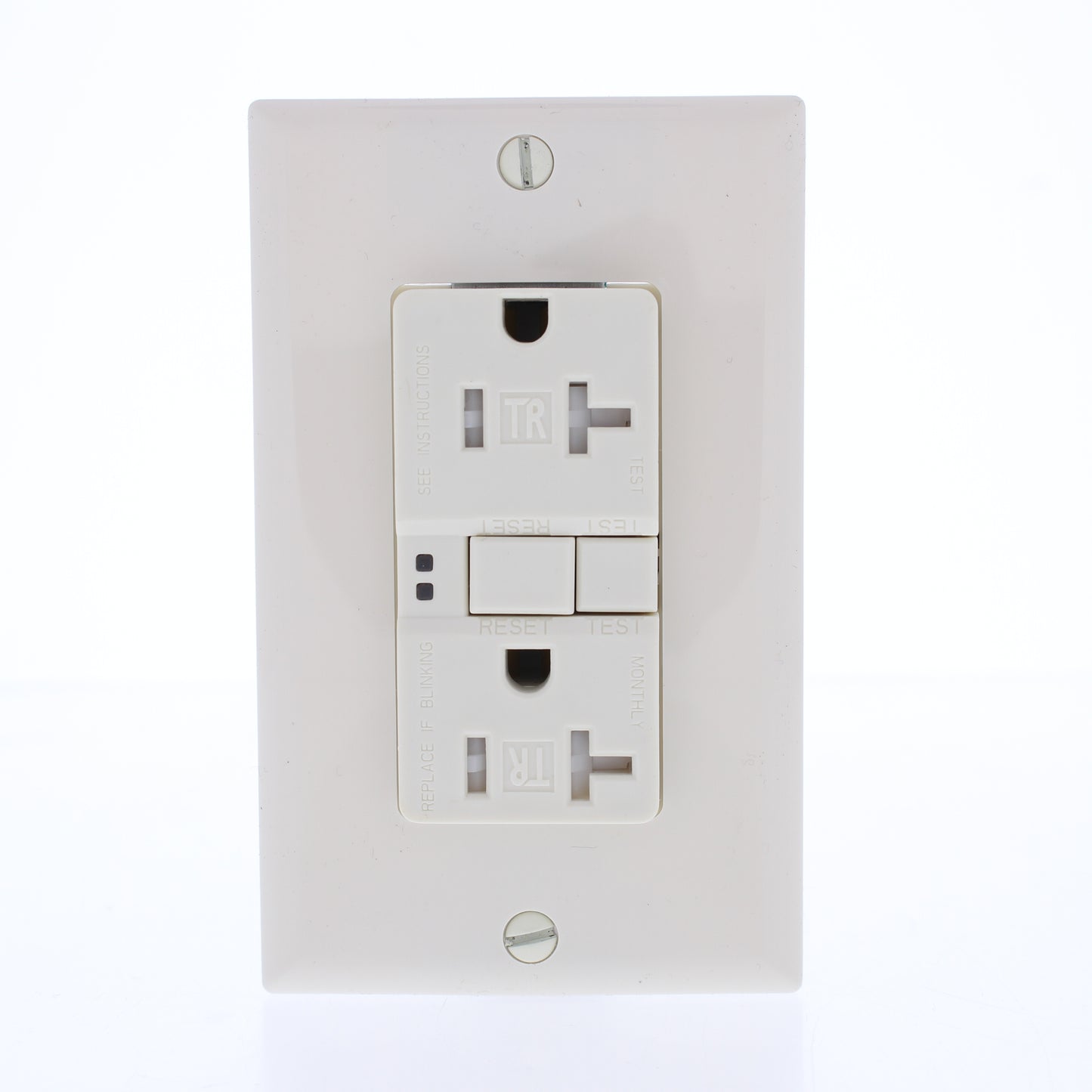 Eaton TRSGF20LA Light Almond 5-20R 20A Gfci Self-Test Outlet Receptacle Tamper