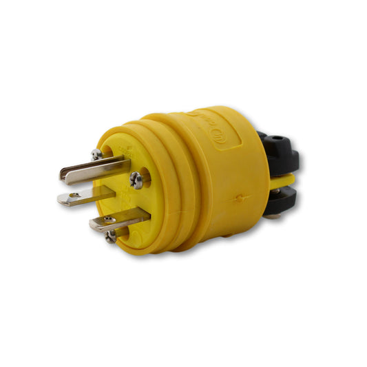 Eaton Yellow Corrosion Resistant Straight Blade Plug Nema 6-15P 15A 250V WD1449