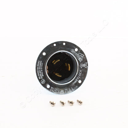 Eaton ArrowHart WD7958 California Style 50A Locking Flanged Inlet Non-NEMA 600V