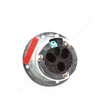 Eaton ArrowHart WD7958 California Style 50A Locking Flanged Inlet Non-NEMA 600V