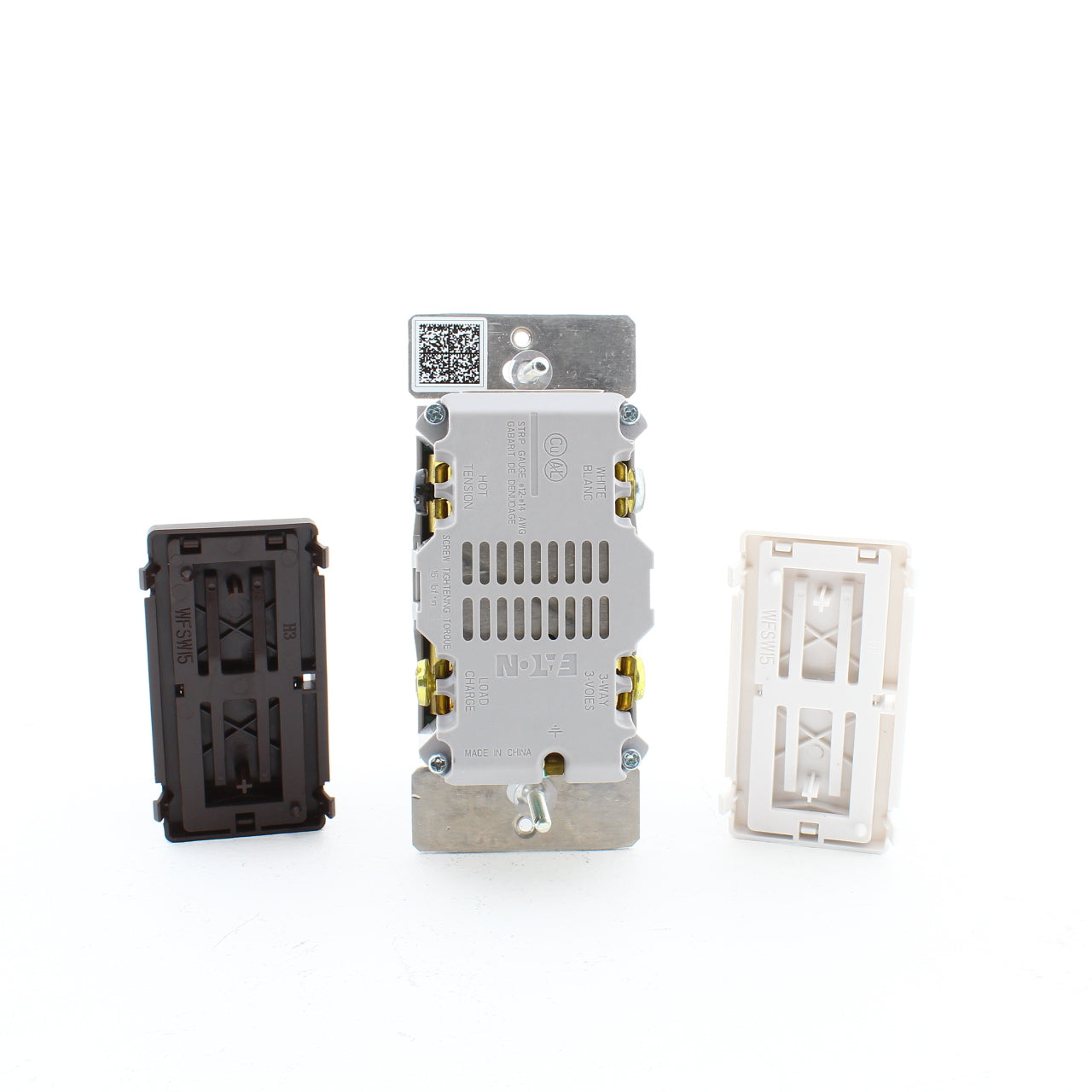 Eaton WFSW15C6 Smart WiFi Light Switch 3-Way White Silver Granite Bronze LED INC