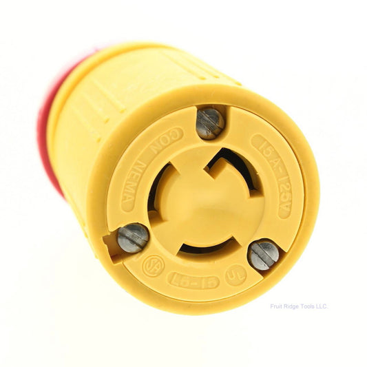 Ericson Perma-Link 1620-C L5-15R 2-Pole 3-Wire Twist Turn Lock Blade Connector