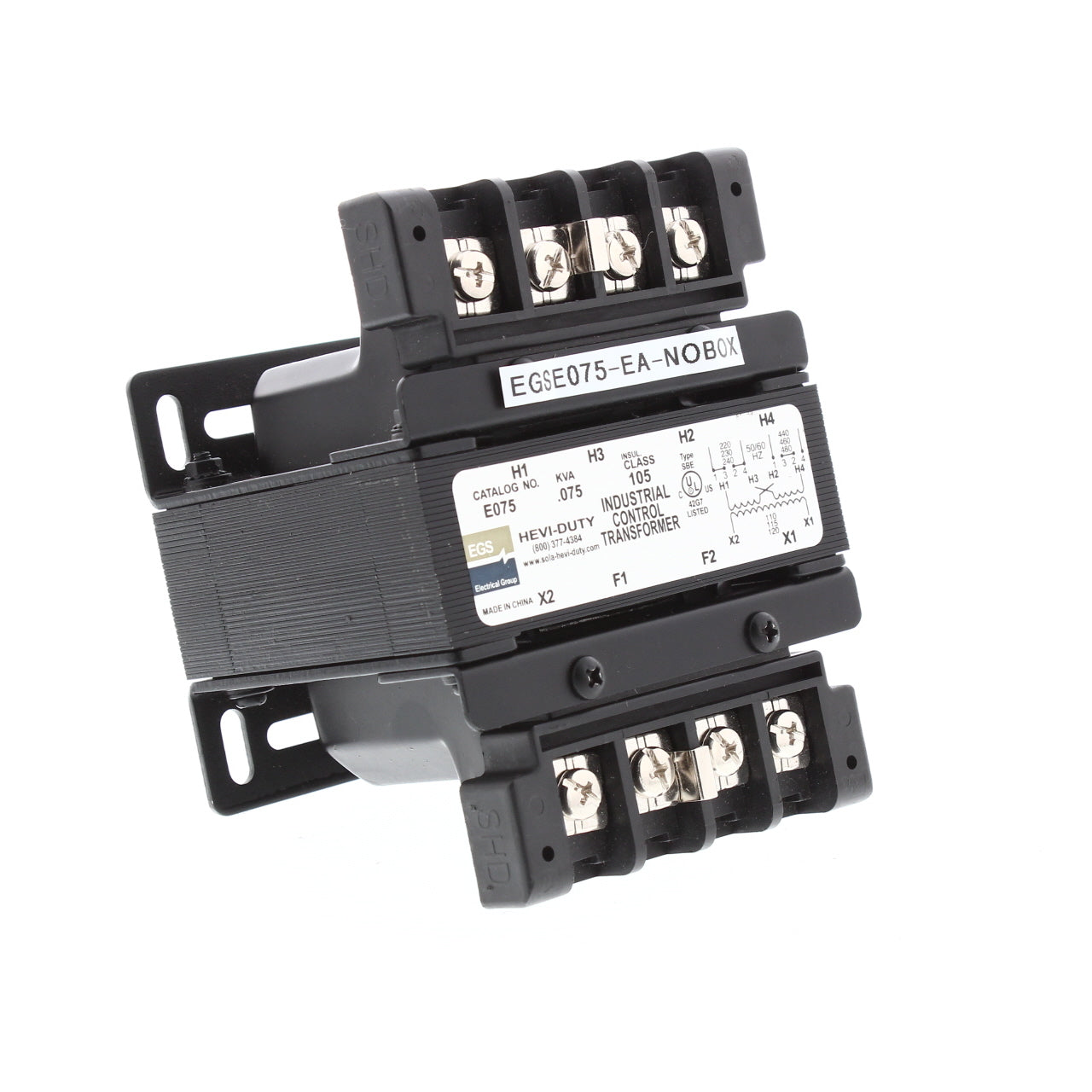EGS E075 Sola Encapsulated Industrial Control Transformer 75VA