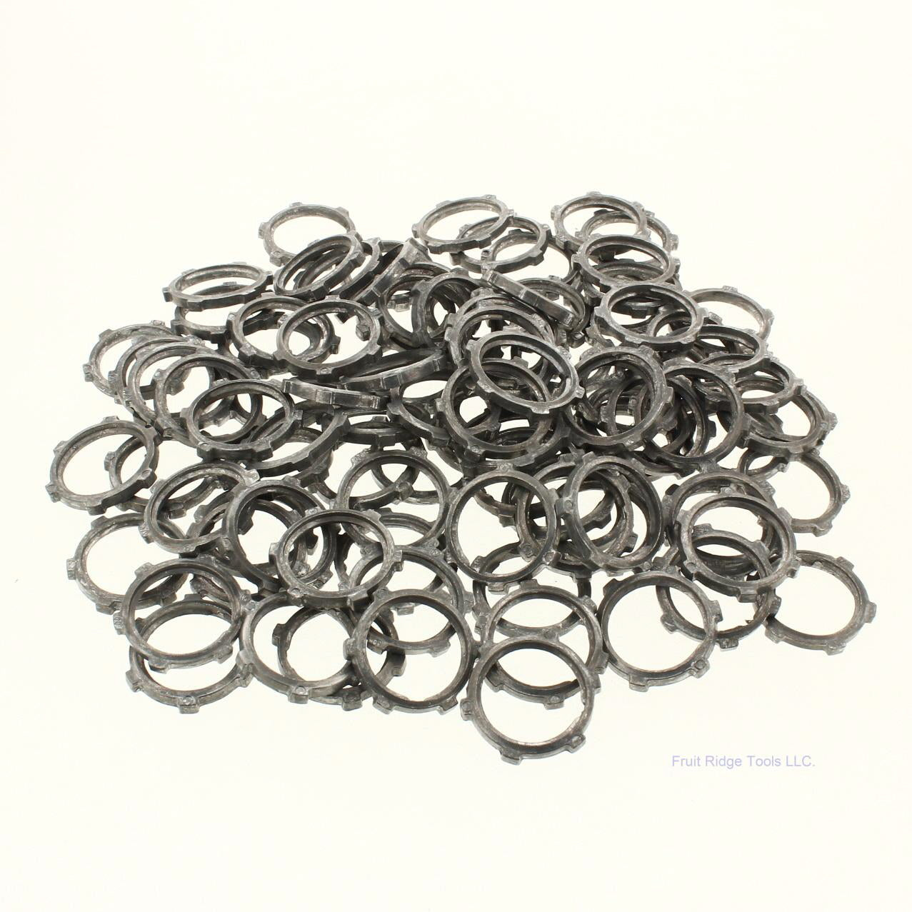 100pcs EGS Zinc Die Cast Locknuts for use w/ Fittings Rigid IMC Conduits L-200-D