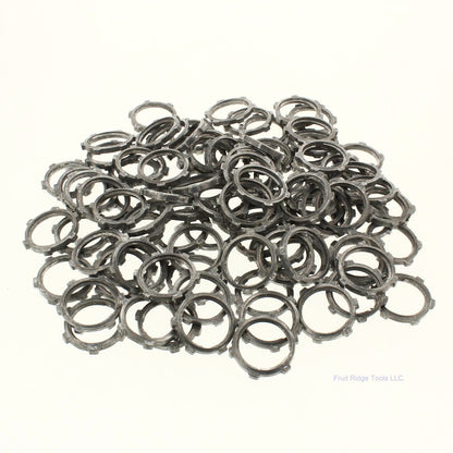 100pcs EGS Zinc Die Cast Locknuts for use w/ Fittings Rigid IMC Conduits L-200-D