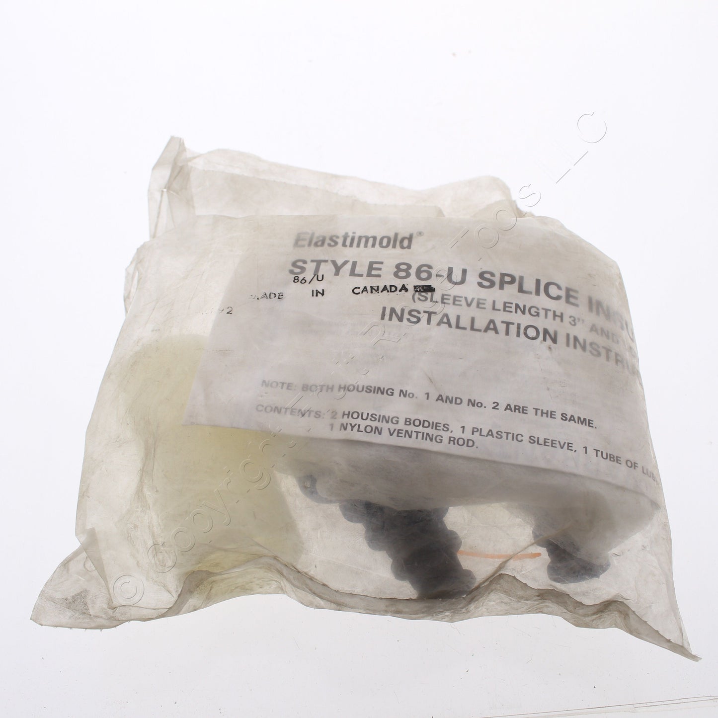 Elastimold Style 86-U Splice Insulating Kit Sleeve Length 3"